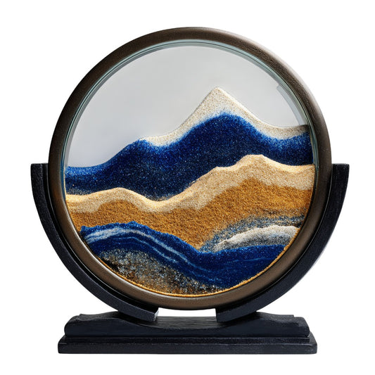 3D Moving Sand Art Picture - Deep Sea Blue
