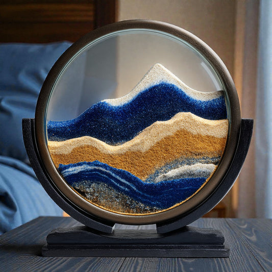 3D Moving Sand Art Picture - Deep Sea Blue